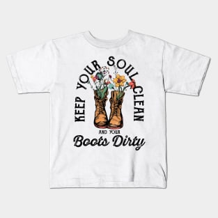 Dirty Boots Kids T-Shirt